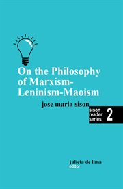 On the philosophy of Marxism-Leninism-Maoism cover image cdn