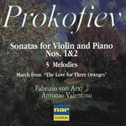 Prokofiev: 2 violin sonatas, march 5, melodies for violin and piano cover image cdn