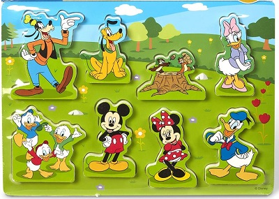 Mickey Mouse Clubhouse wooden chunky puzzle cover image cdn