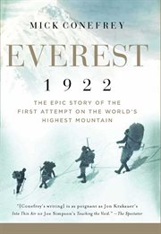 Everest 1922 : the epic story of the first attempt on the world's highest mountain cover image cdn