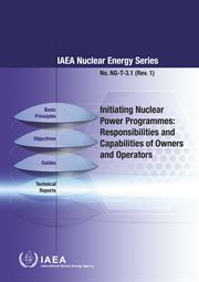 Initiating nuclear power programmes : responsibilities and capabilities of owners and operators cover image cdn