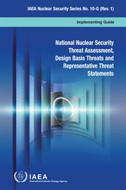 National nuclear security threat assessment, design basis threats and representative threat state. Implementing Guide cover image cdn