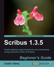 Scribus 1.3.5. beginner's guide cover image cdn