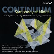 Continuum: symphony at night. works by marco schädler, matthias frommelt, jürg hanselmann cover image cdn