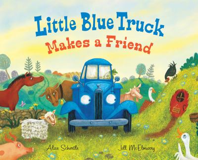 Little Blue Truck makes a friend  cover image cdn