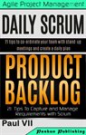 Agile product management: daily scrum 21 tips & product backlog 21 tips cover image cdn