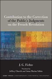 Contribution to the correction of the public's judgments on the French revolution cover image cdn