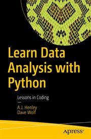 Learn Data Analysis with Python : Lessons in Coding cover image cdn