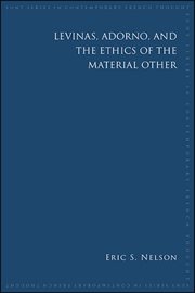 Levinas, Adorno, and the ethics of the material other cover image cdn