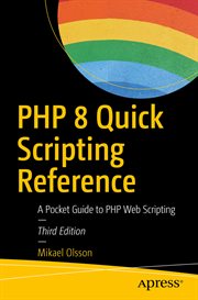 PHP 8 quick scripting reference : a pocket guide to PHP web scripting cover image cdn