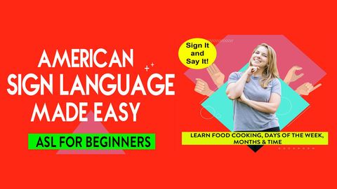 ASL - Learn Food, Cooking, Days of the Week, Months & Time cover image cdn