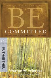Be committed : doing God's will whatever the cost cover image cdn