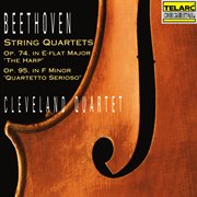 Beethoven: string quartet no. 10 in e-flat major, op. 74 "harp" & string quartet no. 11 in f mino... cover image cdn