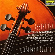 Beethoven: string quartets, op. 59 nos. 2 & 3 "razumovskys" cover image cdn