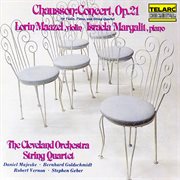 Chausson: concert for violin, piano & string quartet, op. 21 cover image cdn