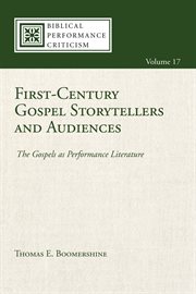 First-century gospel storytellers and audiences cover image cdn