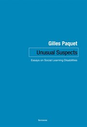 Unusual suspects : essays on social learning disabilities cover image cdn