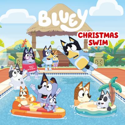 Bluey. Christmas swim cover image cdn