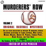 Murderers' row : Baseball mysteries cover image cdn