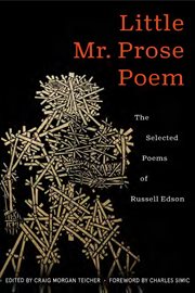 Little mr. prose poem: selected poems of russell edson cover image cdn