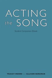 Acting the Song : Student Companion Ebook cover image cdn