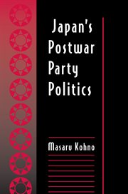 Japan's Postwar Party Politics cover image cdn