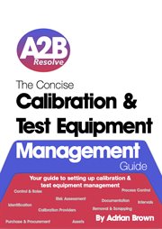 The concise calibration & test equipment management guide cover image cdn