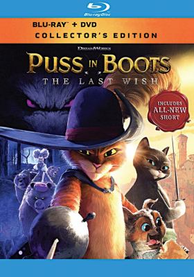 Puss in boots. The last wish [Blu-ray + DVD combo] cover image cdn