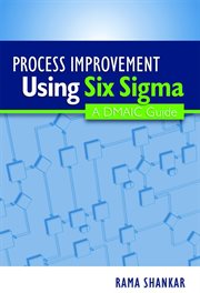 Process improvement using Six Sigma : a DMAIC guide cover image cdn