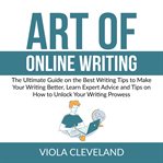 Art of online writing: the ultimate guide on the best writing tips to make your writing better, l cover image cdn