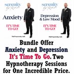 Bundle offer - anxiety and depression it's time to go. two hypnotherapy sessions for one incredib cover image cdn