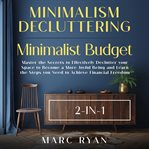 Minimalism decluttering + minimalist budget 2-in-1 cover image cdn
