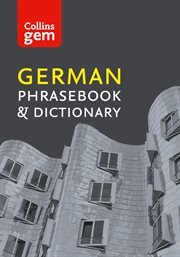 Collins Gem German Phrasebook and Dictionary cover image cdn