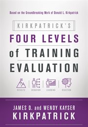 Kirkpatrick's four levels of training evaluation cover image cdn