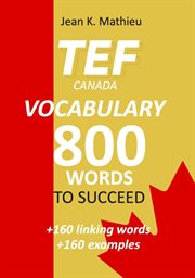 Tef canada - vocabulary - 800 words to succeed : Vocabulary cover image cdn