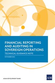 Financial reporting and auditing in sovereign operations : Technical Guidance Note cover image cdn