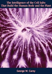 The intelligence of the cell salts that build the human body and the plant cover image cdn