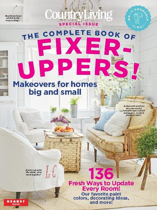 Country living complete book of fixer uppers cover image cdn