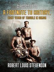 A footnote to history Eight years of trouble in Samoa cover image cdn