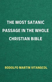 The most satanic passage in the whole christian bible cover image cdn