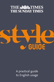 The Times style guide : a practical guide to English usage cover image cdn