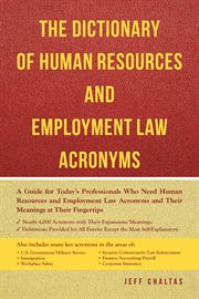 The dictionary of human resources and employment law acronyms cover image cdn