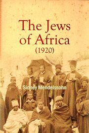 The Jews of Africa (1920) cover image cdn