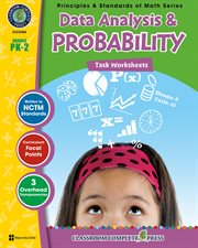 Data Analysis & Probability - Task Sheets Gr. PK-2 cover image cdn