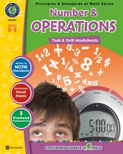 Number & Operations - Task & Drill Sheets Gr. 6-8 cover image cdn