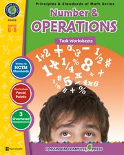 Number & Operations - Task Sheets Gr. 6-8 cover image cdn