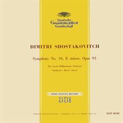 Shostakovich: Symphony No. 10 [Karel Ančerl Edition, Vol. 8] : Symphony No. 10 [Karel Ančerl Edition, Vol. 8] cover image cdn