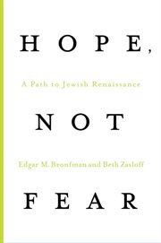 Hope, Not Fear : A Path to Jewish Renaissance cover image cdn