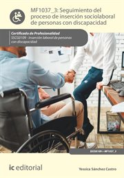 Seguimiento del proceso de inserción sociolaboral de personas con discapacidad. SSCG0109 cover image cdn