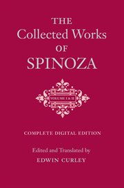 The Collected Works of Spinoza, Volumes I and II cover image cdn